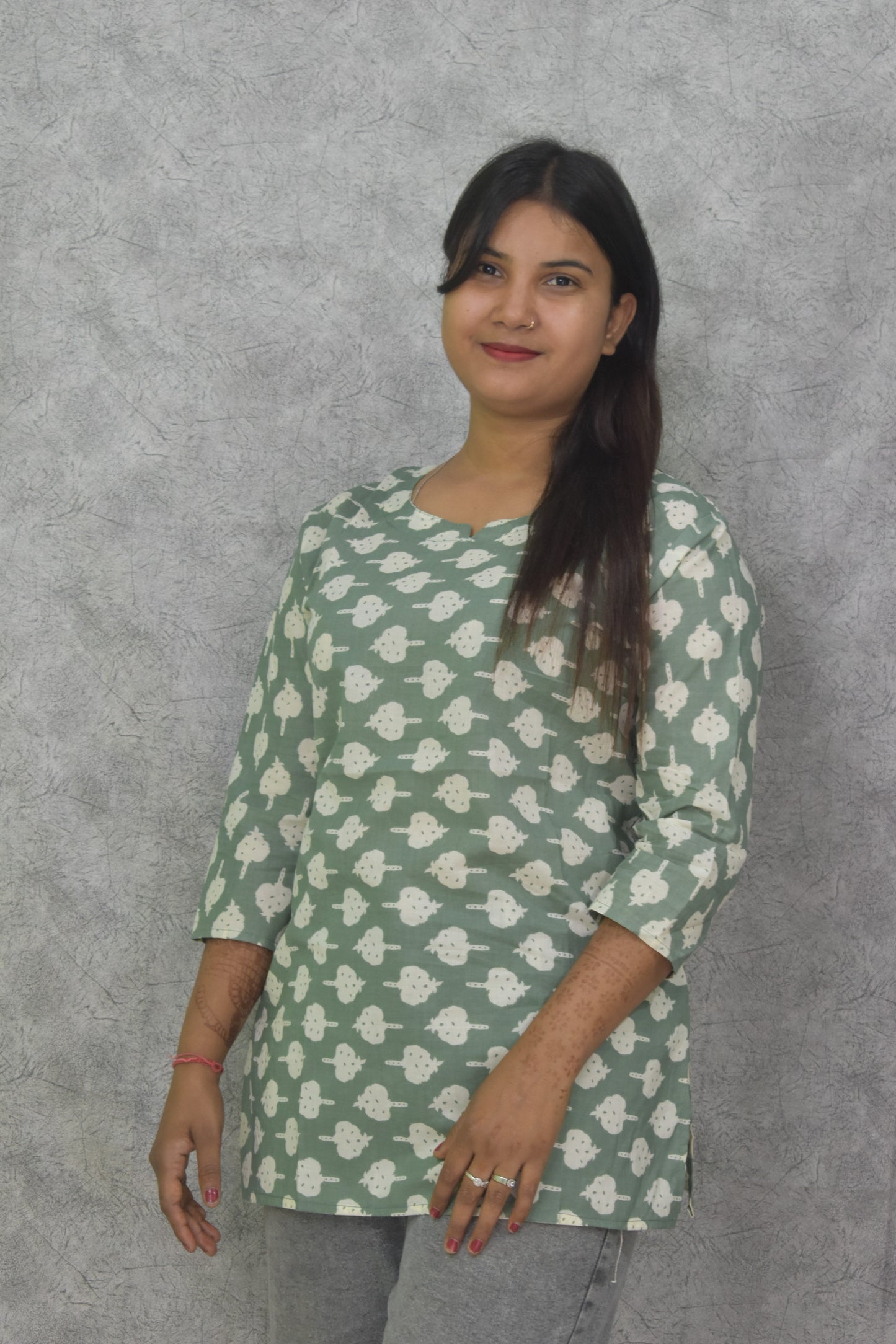 Cotton Printed Kurti A8