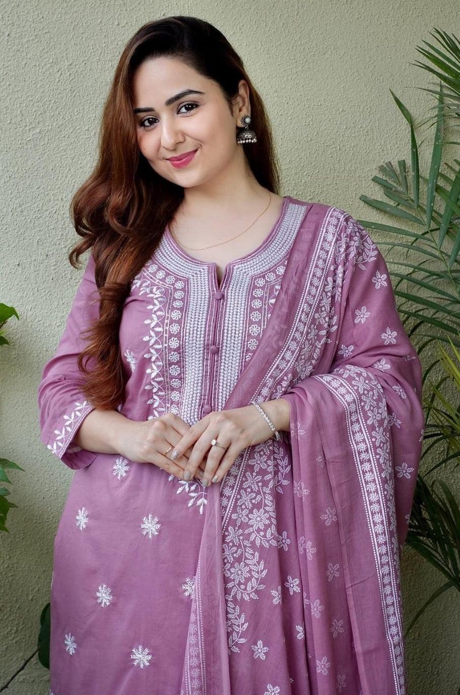 Suit set with dupatta