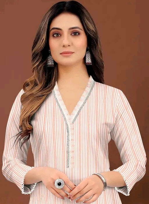 women cotton kurta set