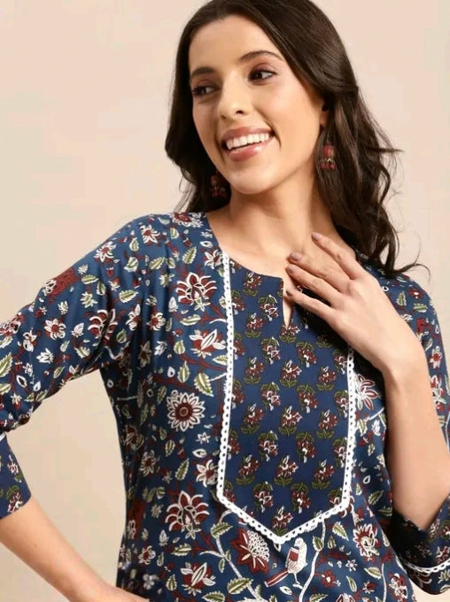 Attractive flower printed
Graceful Women Kurta Sets