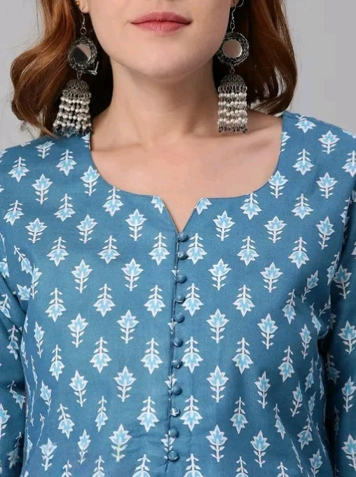 Attractive flower printed
Graceful Women Kurta Sets