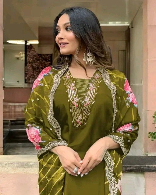Kurta pant dupatta set