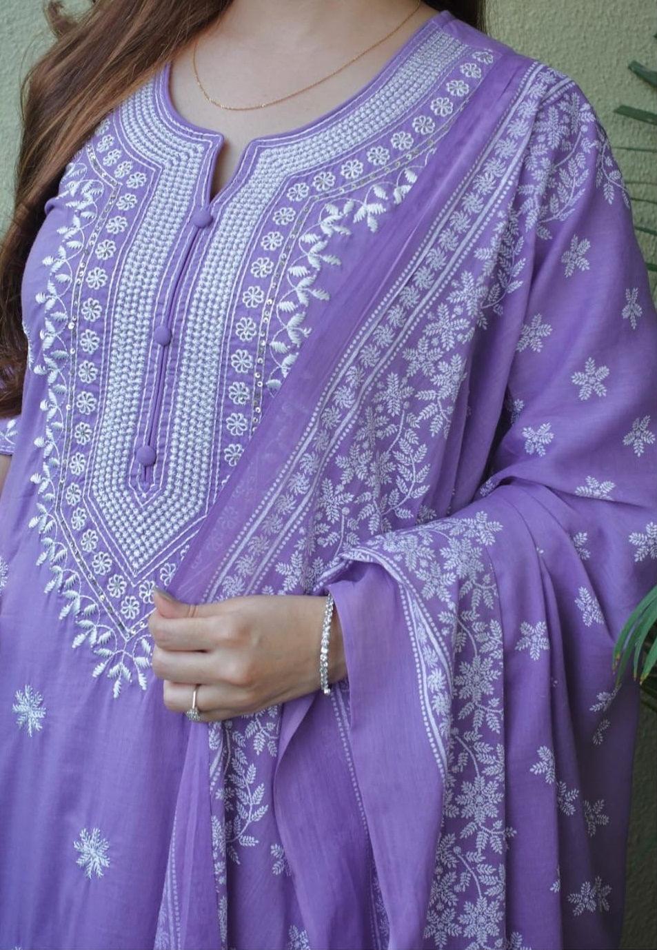 Suit set with dupatta