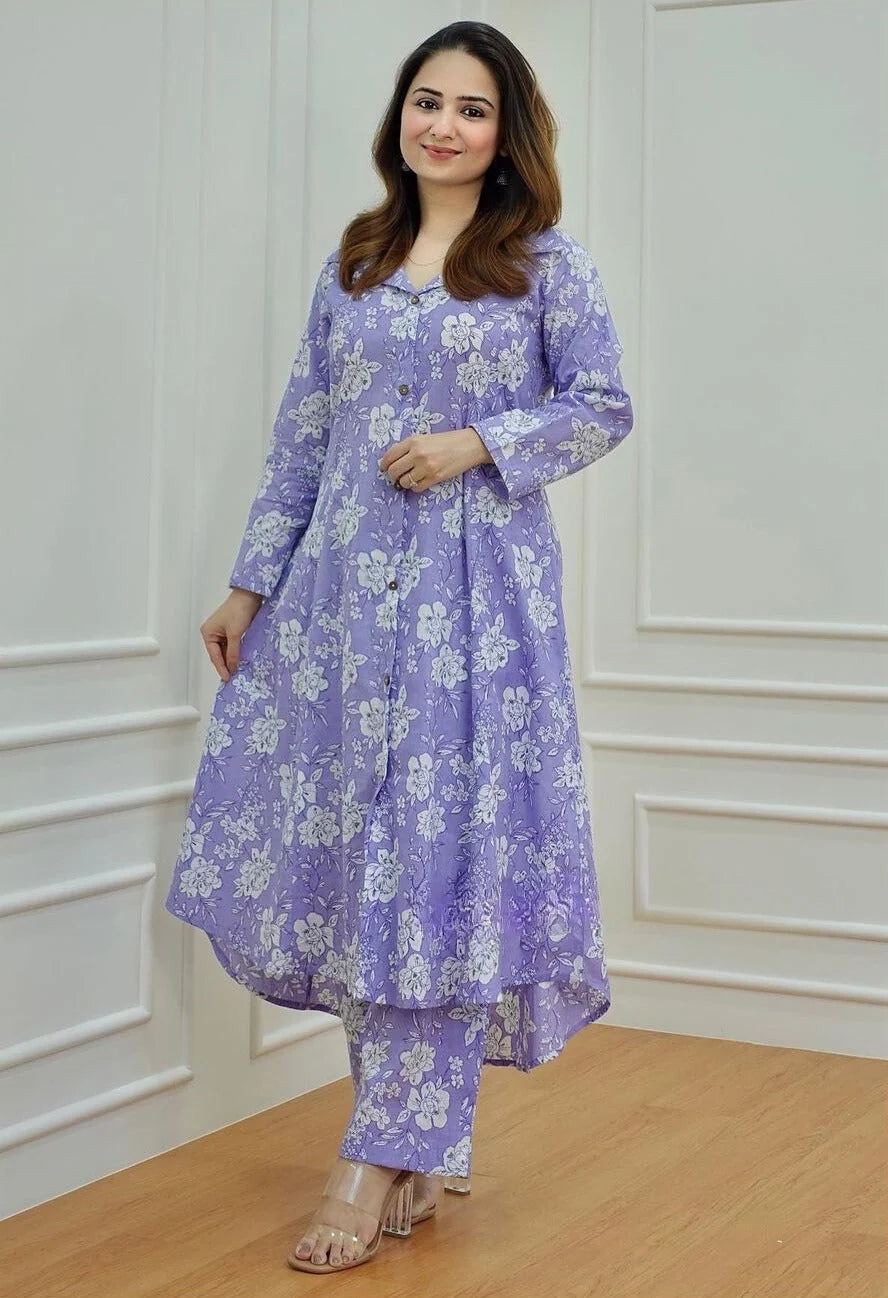 Beautiful Cotton Co-ord Set