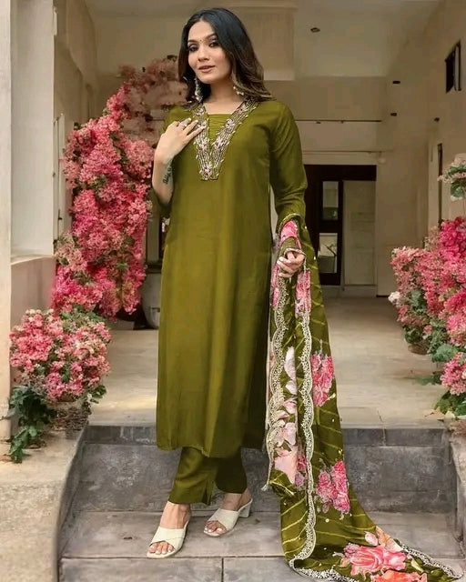 Kurta pant dupatta set