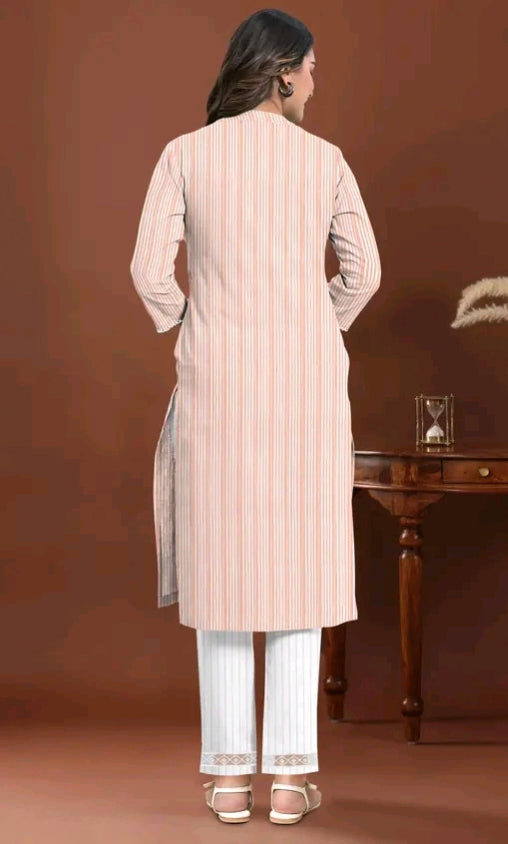 women cotton kurta set