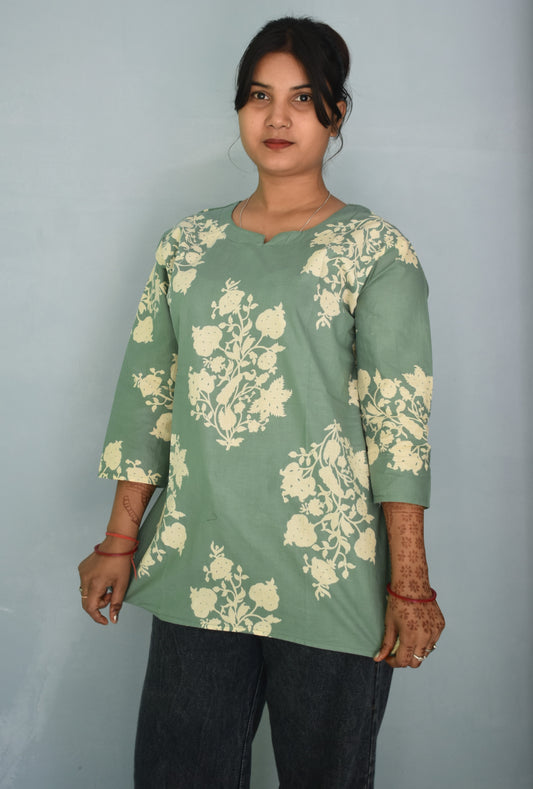 Cotton Printed Kurti A4