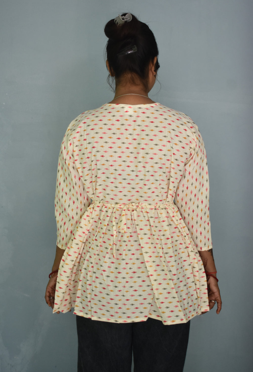 Chic Cotton Angrakha Short Kurti