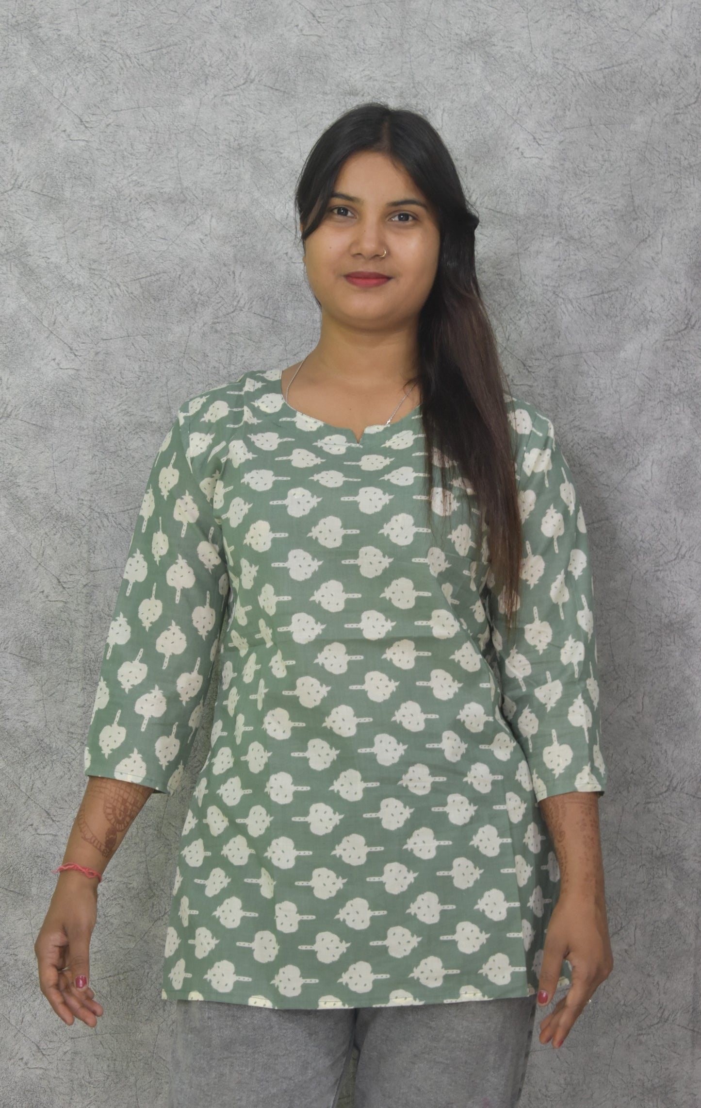 Cotton Printed Kurti A8
