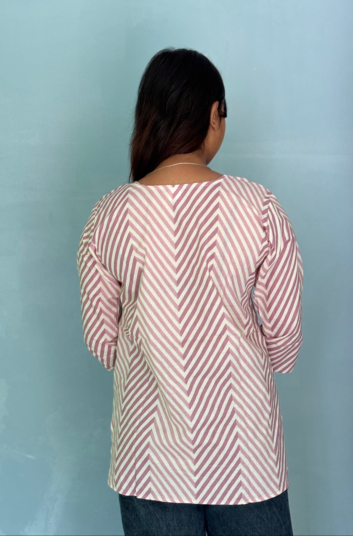 Cotton Line Design Kurti