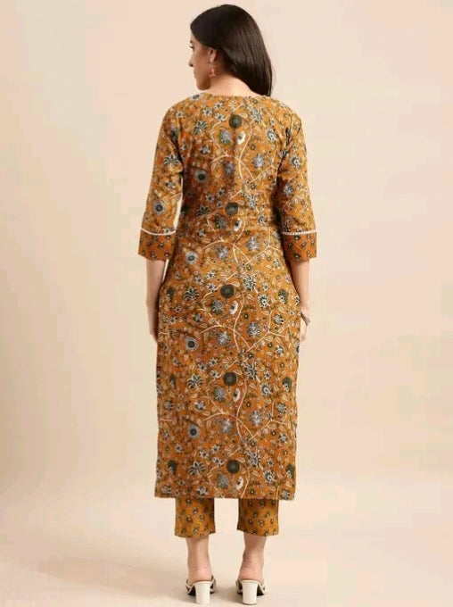 Attractive flower printed
Graceful Women Kurta Sets