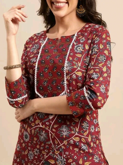 Attractive flower printed
Graceful Women Kurta Sets