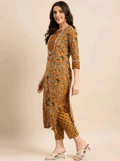 Attractive flower printed
Graceful Women Kurta Sets