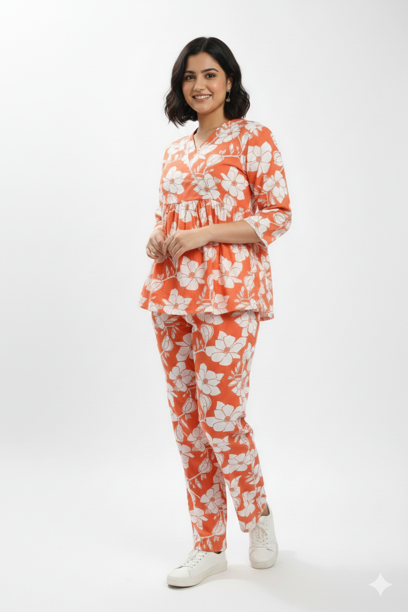 Orenge Co-ord Set