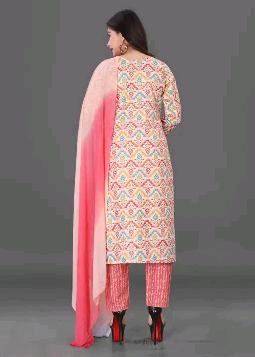 kurta pant and dupatta set