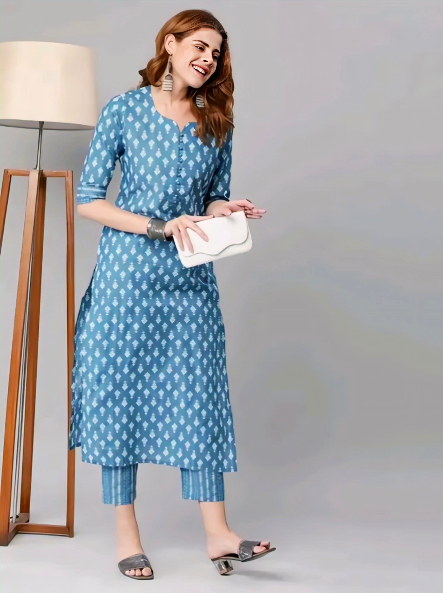 Attractive flower printed
Graceful Women Kurta Sets