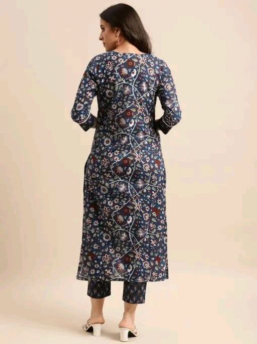 Attractive flower printed
Graceful Women Kurta Sets