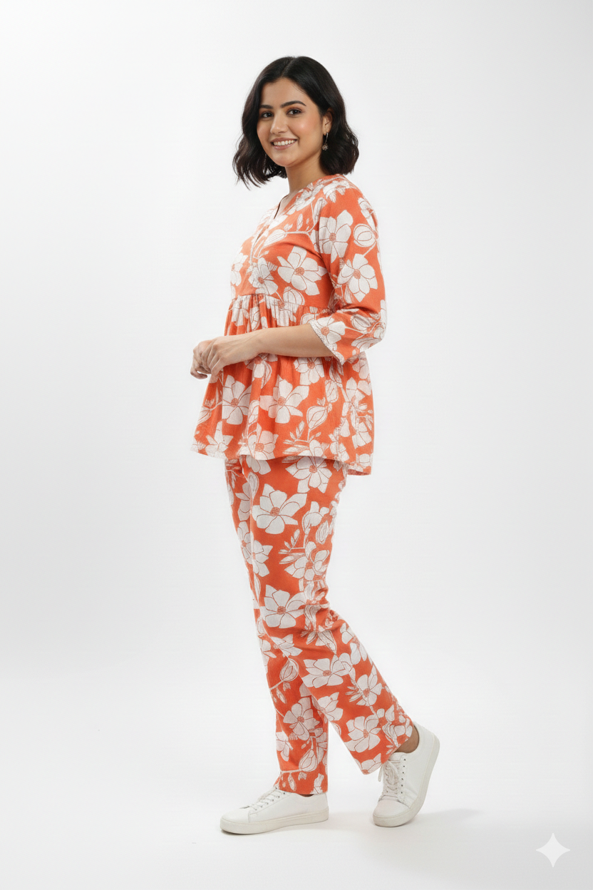 Orenge Co-ord Set