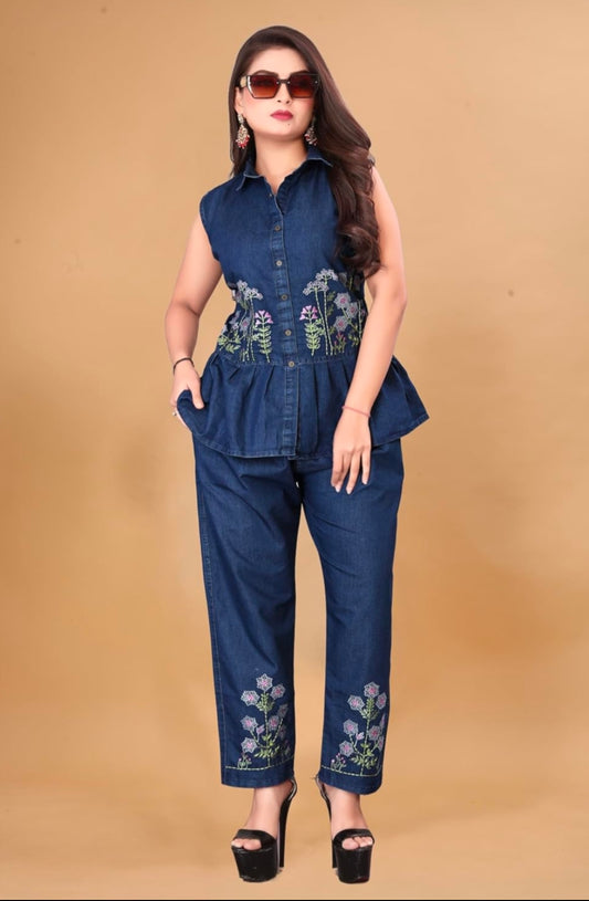 Denim Wear Co-Ord Set